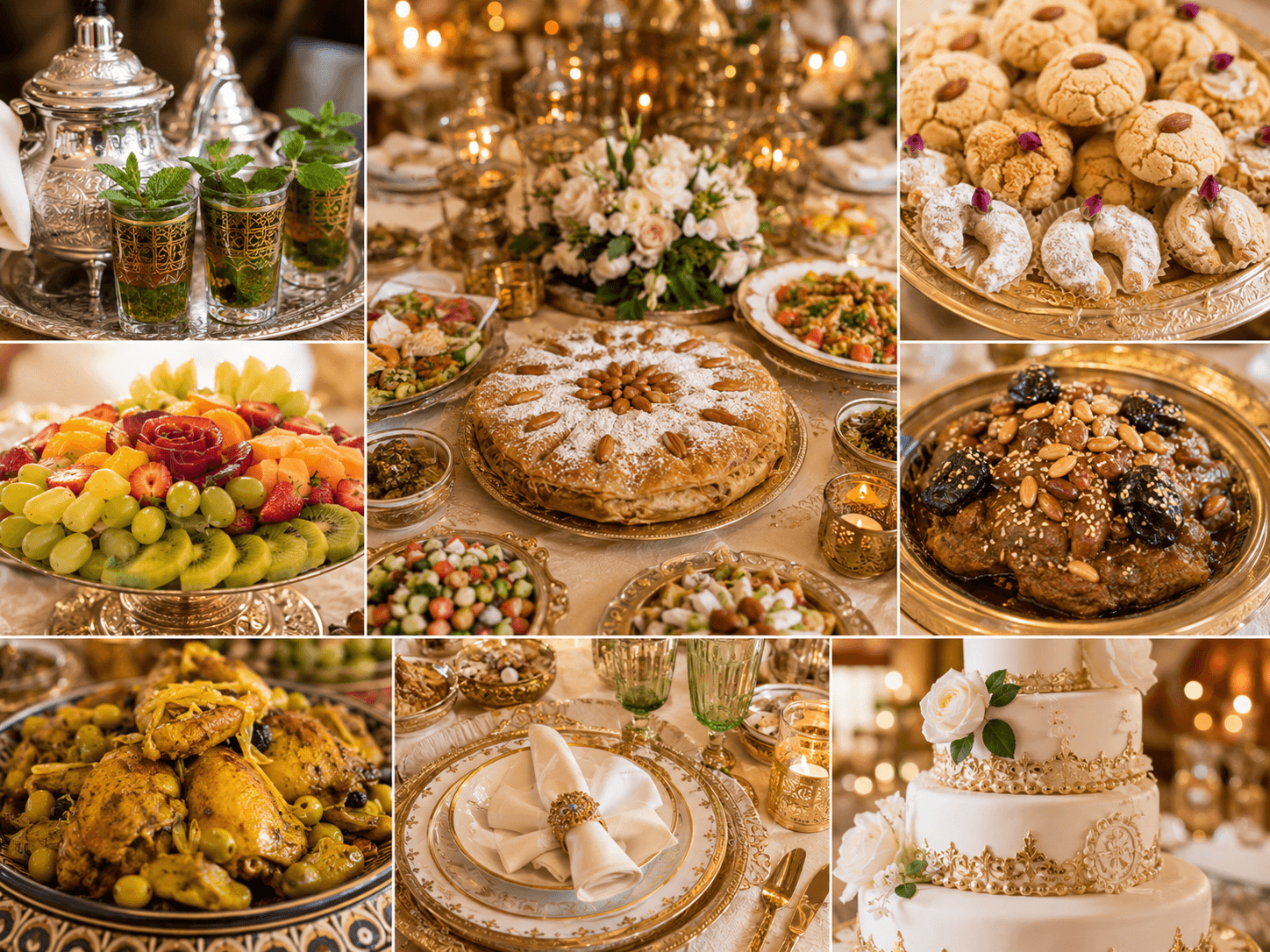 Menu de mariage marocain : comment choisir une réception équilibrée et généreuse ?